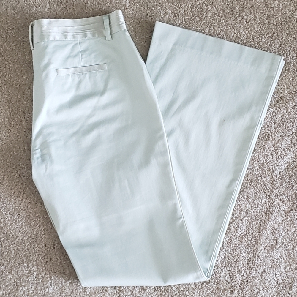 Guess Collection Mint Green Tuxedo Pants, Size 6